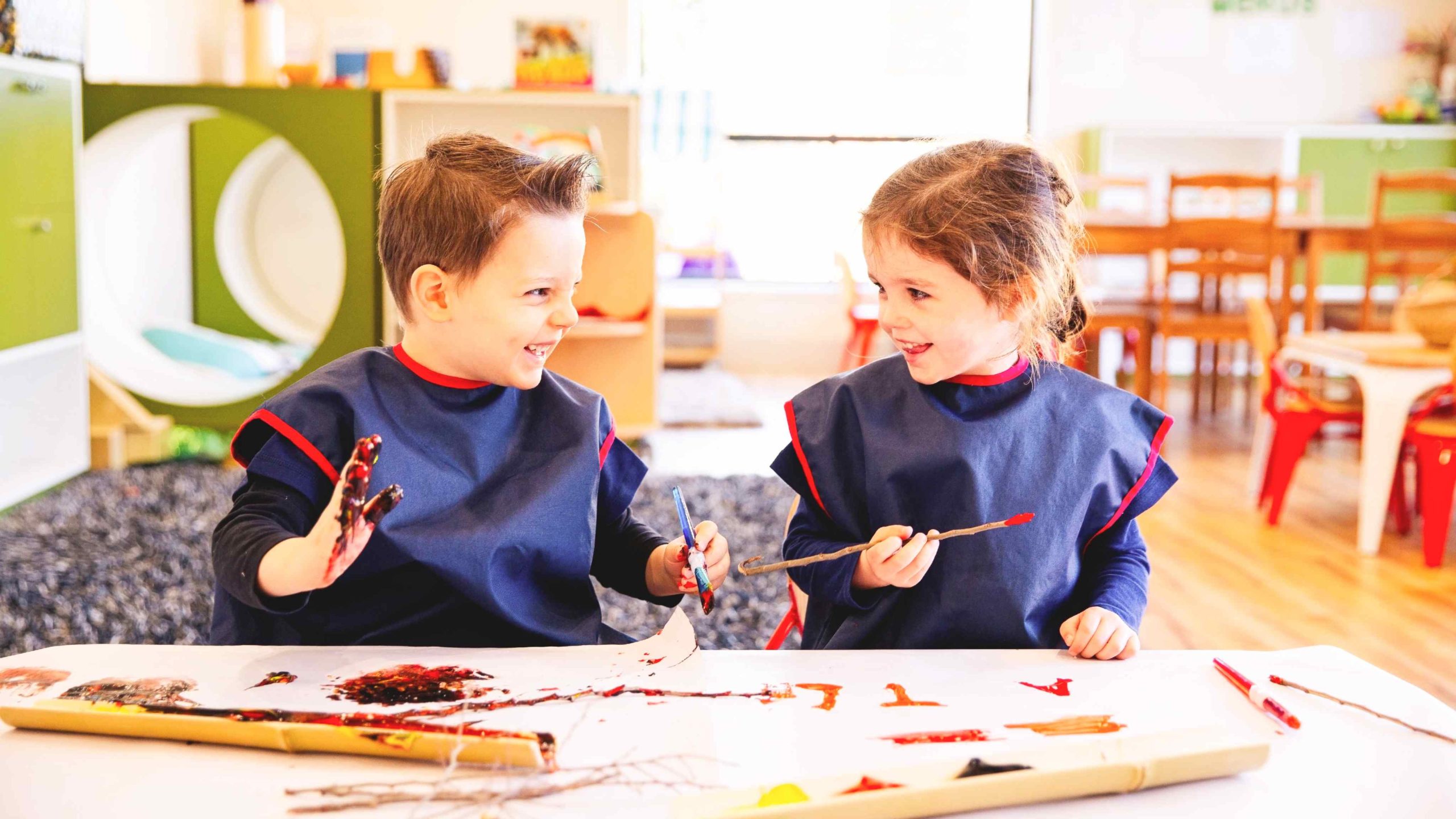 Children at childcare centre